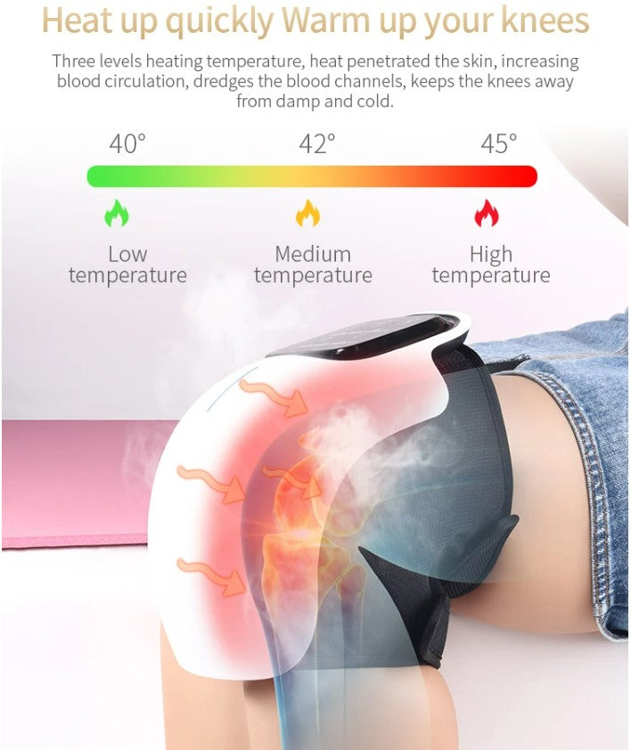 Knee Massager with Heat & Kneading – Electric Joint Pain Relief