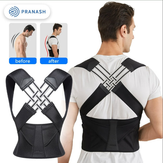 Anti-Hunchback Posture Corrector Strap – Back & Spine Alignment Support