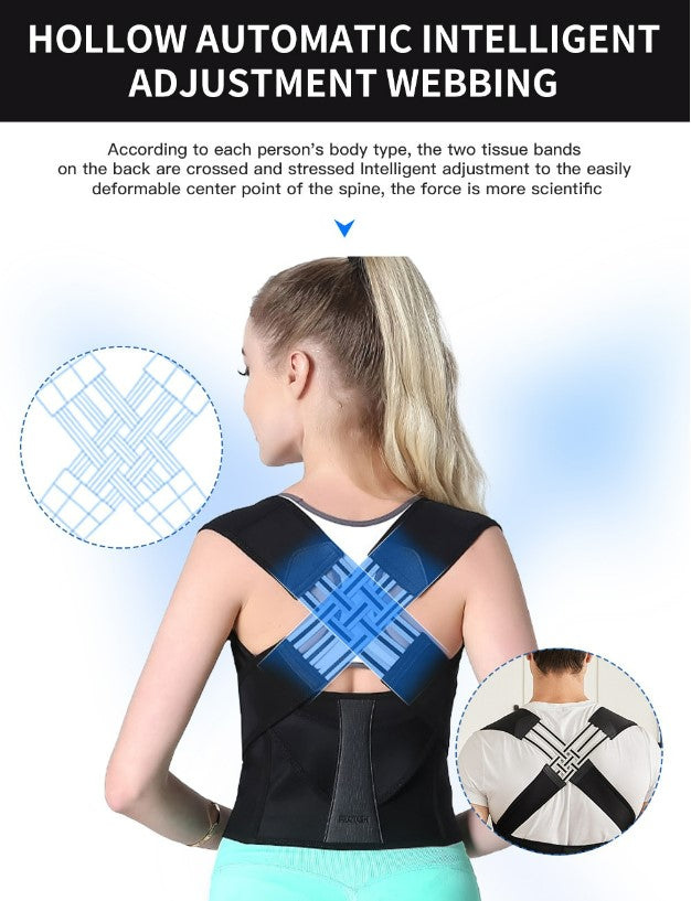 Anti-Hunchback Posture Corrector Strap – Back & Spine Alignment Support