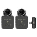 PULUZ Wireless Lavalier Microphone for Mobile – Dual Type-C