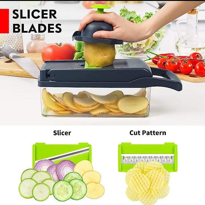 16 in 1 Vegetable Cutter, Chopper & Slicer – Multifunctional Kitchen Tool