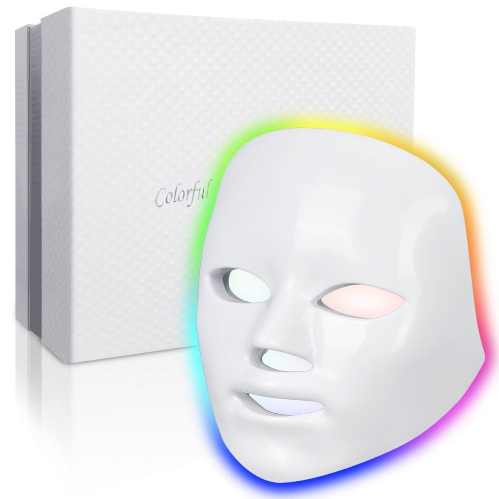 7‑Color LED Light Therapy Mask – Photon Rejuvenation, Wrinkle Reduction & Skin Brightening