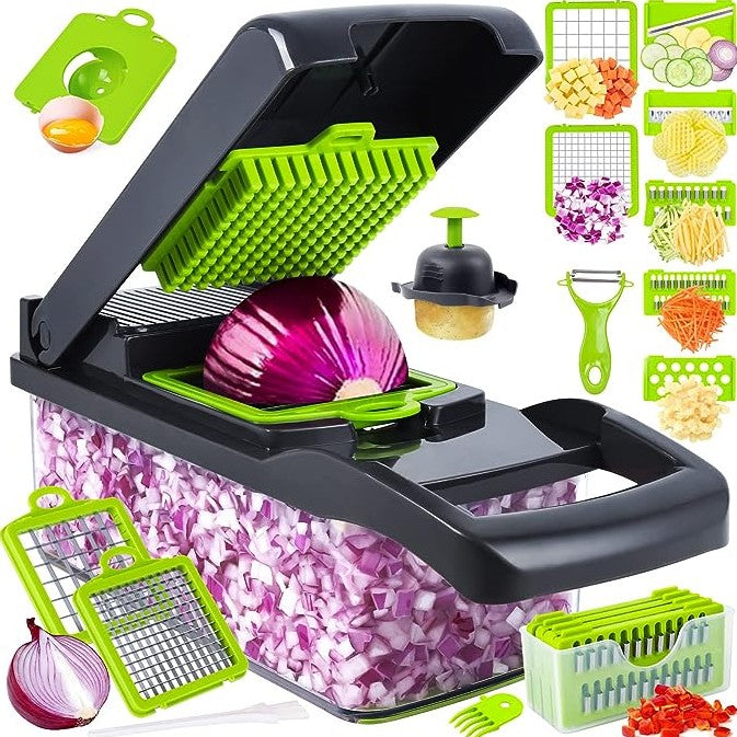16 in 1 Vegetable Cutter, Chopper & Slicer – Multifunctional Kitchen Tool