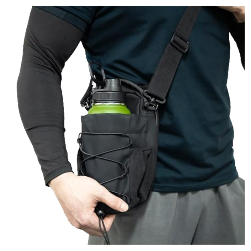 Magnetic Kettle Bag – Crossbody Gym Sling with Water Bottle Holder