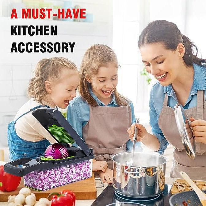 16 in 1 Vegetable Cutter, Chopper & Slicer – Multifunctional Kitchen Tool