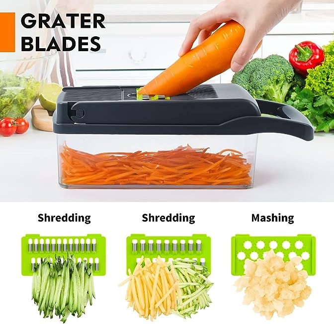 16 in 1 Vegetable Cutter, Chopper & Slicer – Multifunctional Kitchen Tool
