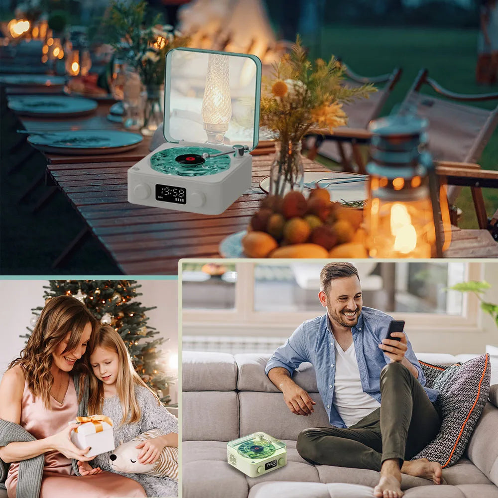 🌟 Retro Turntable Bluetooth Speaker Collection
