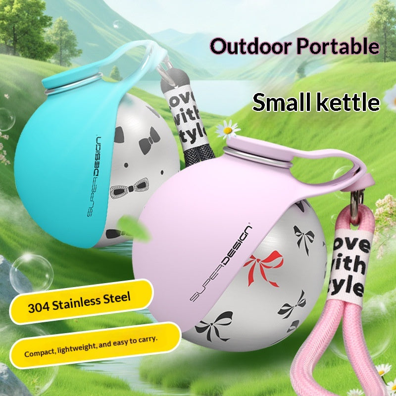 Creative Portable Outdoor Pet Stainless Steel Water Cup / Dog Water Bottle